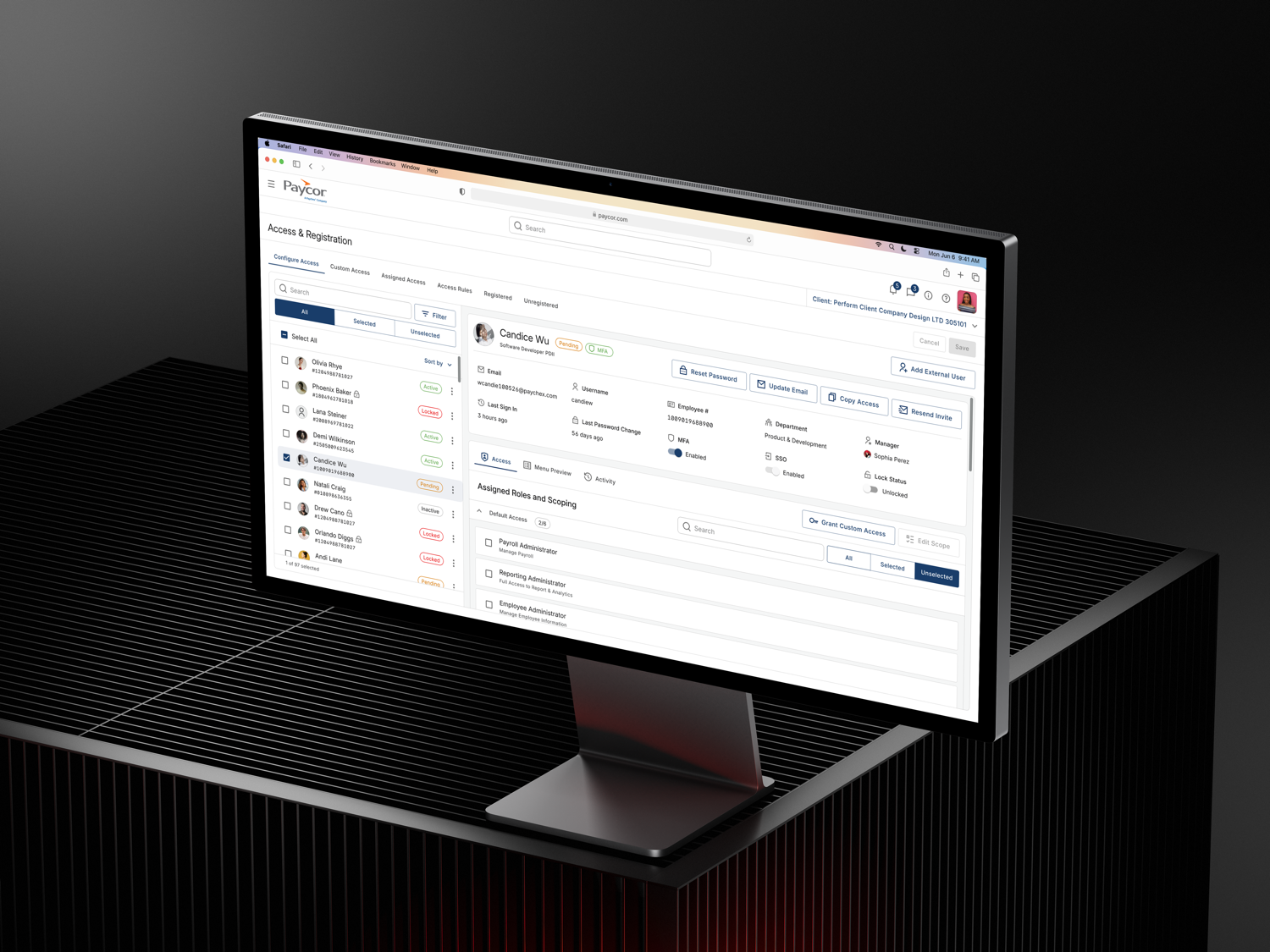 Paycor Security